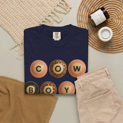 Cowboys Vintage Pool Ball Graphic T‑Shirt