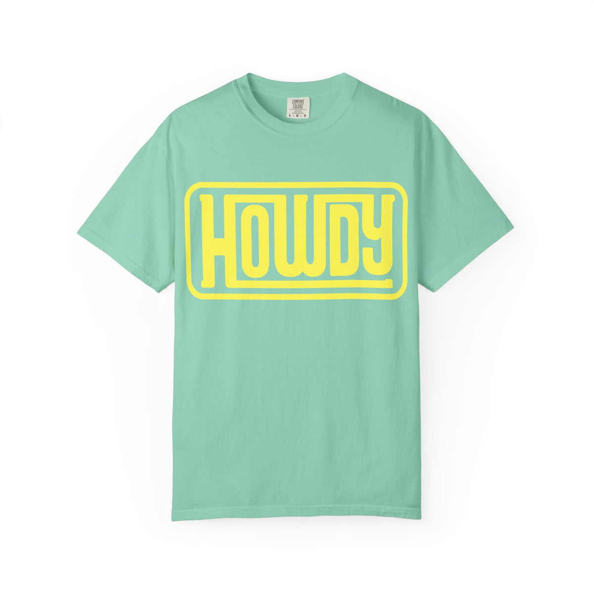 Howdy Graphic T-Shirt — Retro Yellow Logo Tee