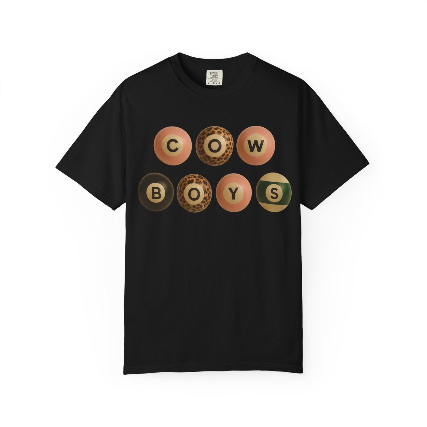 Cowboys Vintage Pool Ball Graphic T‑Shirt