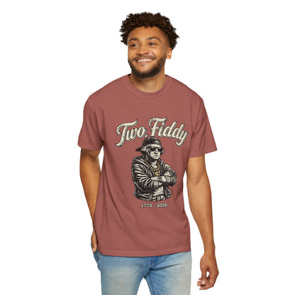 Two Fiddy Retro Rap Tee — Vintage Style "Two Fiddy" Graphic T-Shirt