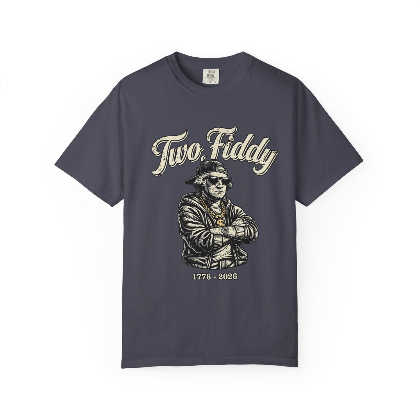 Two Fiddy Retro Rap Tee — Vintage Style "Two Fiddy" Graphic T-Shirt