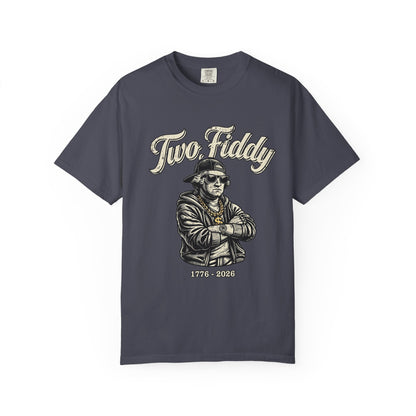 Two Fiddy Retro Rap Tee — Vintage Style "Two Fiddy" Graphic T-Shirt