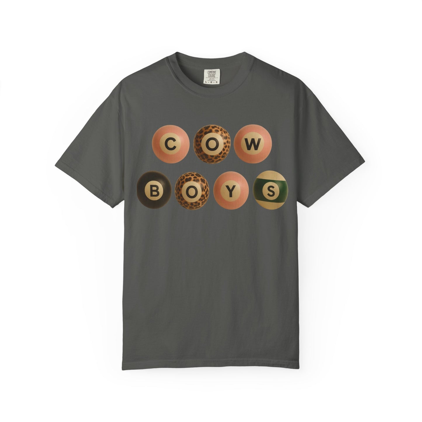 Cowboys Vintage Pool Ball Graphic T‑Shirt