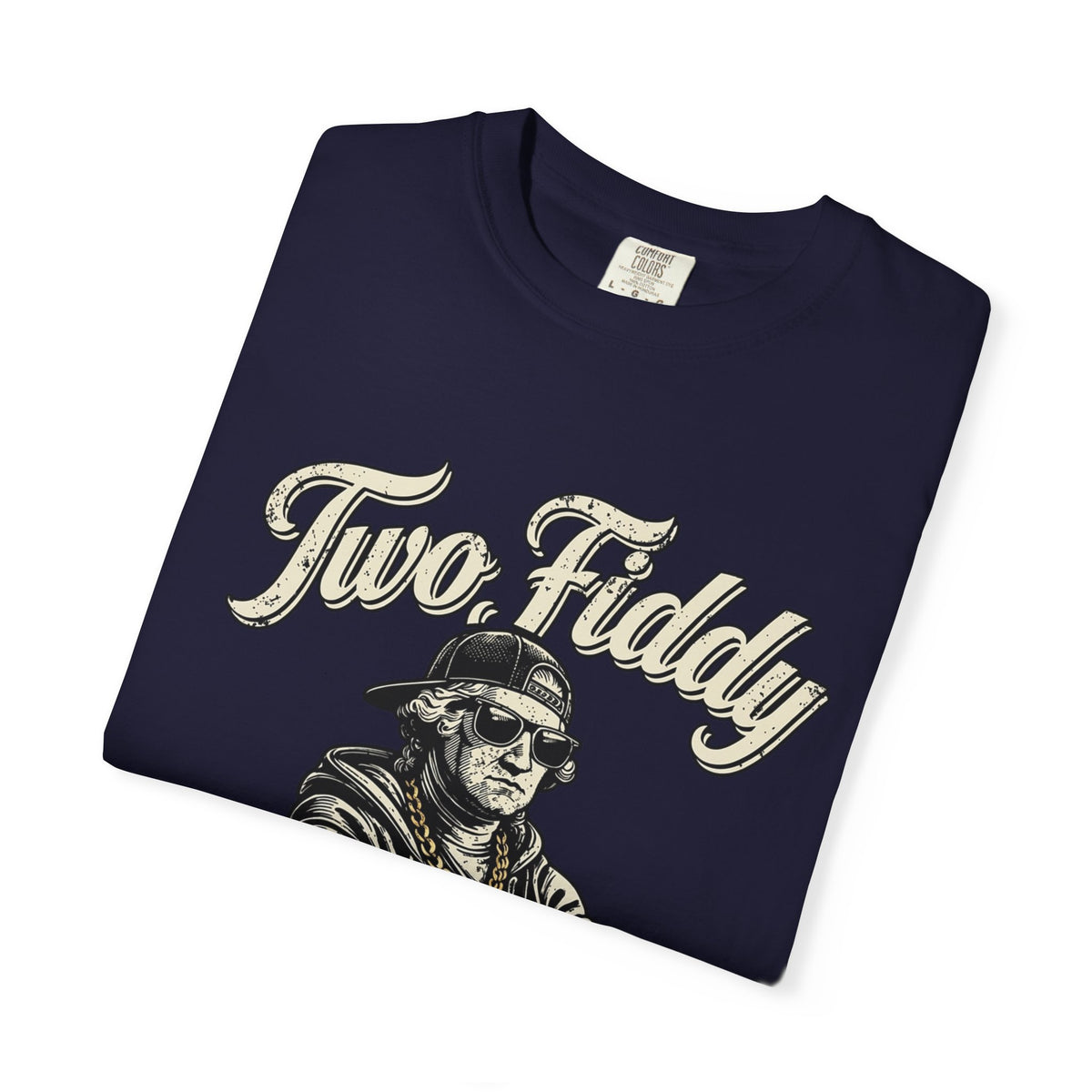 Two Fiddy Retro Rap Tee — Vintage Style "Two Fiddy" Graphic T-Shirt