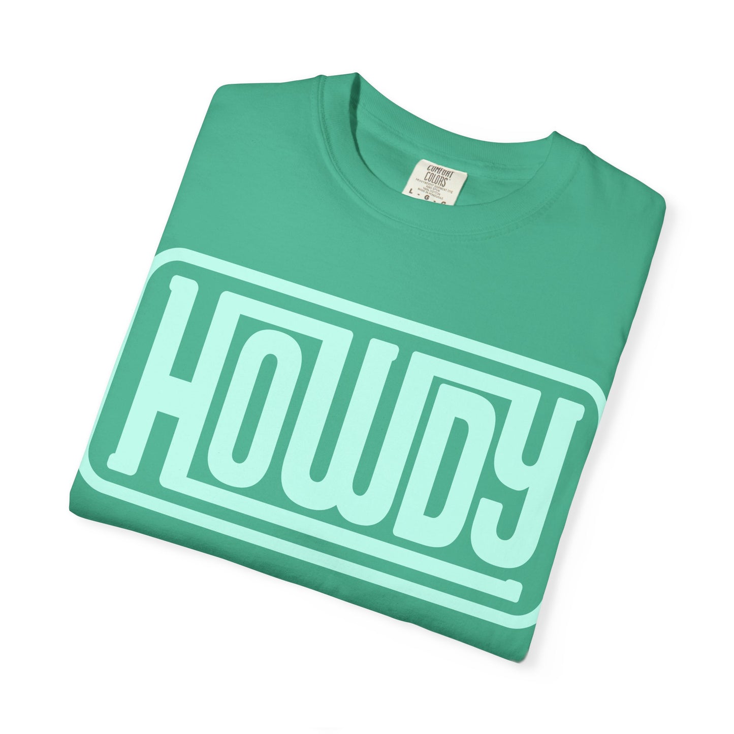 Howdy Graphic T-Shirt — Retro Mint Logo Tee