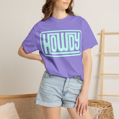 Howdy Graphic T-Shirt — Retro Mint Logo Tee