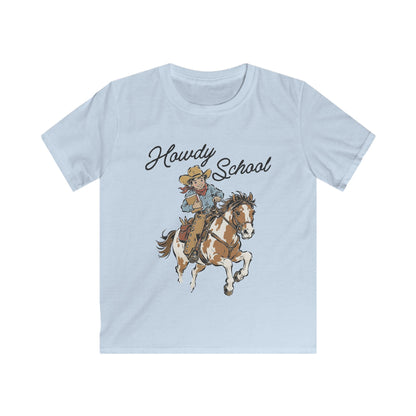 Howdy School Kid Tee — Cute Rodeo Pony Kids T-Shirt