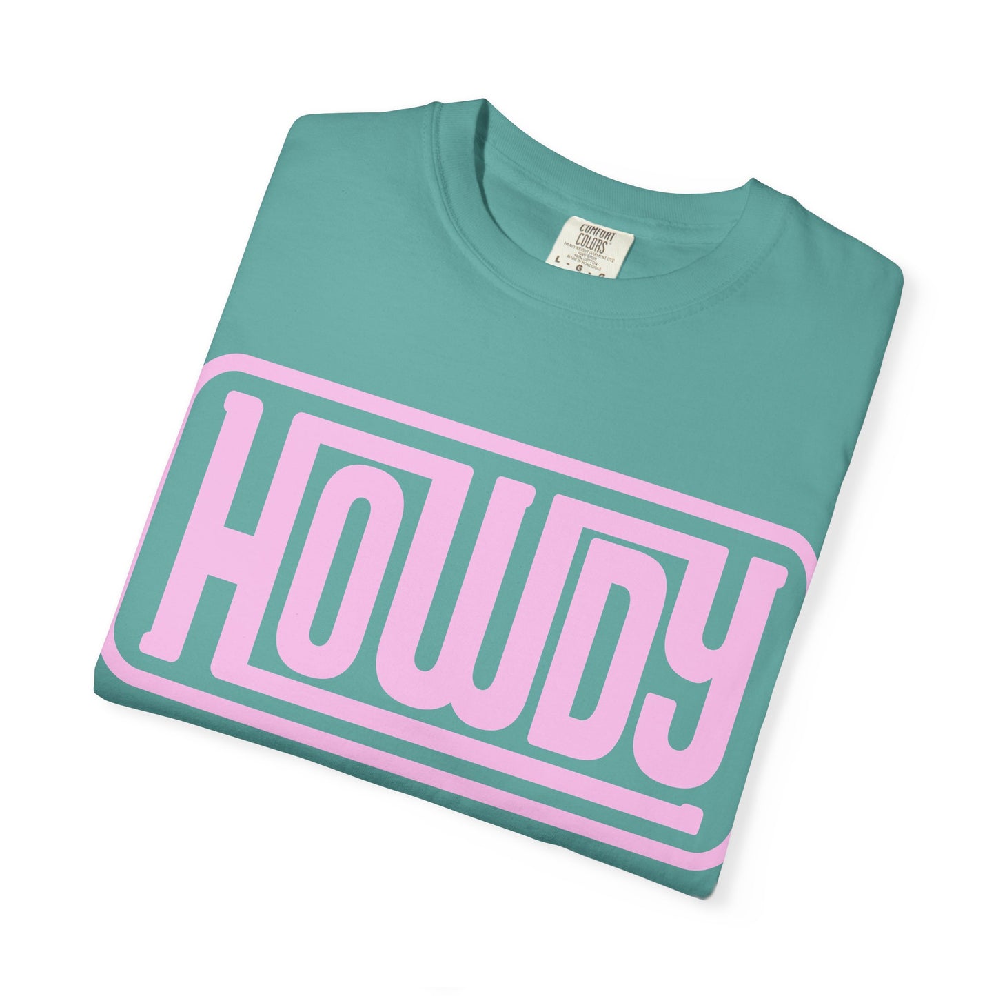 Howdy Graphic T-Shirt — Retro Pink Welcome Design