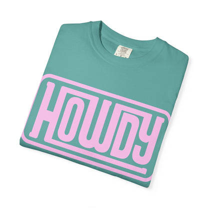 Howdy Graphic T-Shirt — Retro Pink Welcome Design
